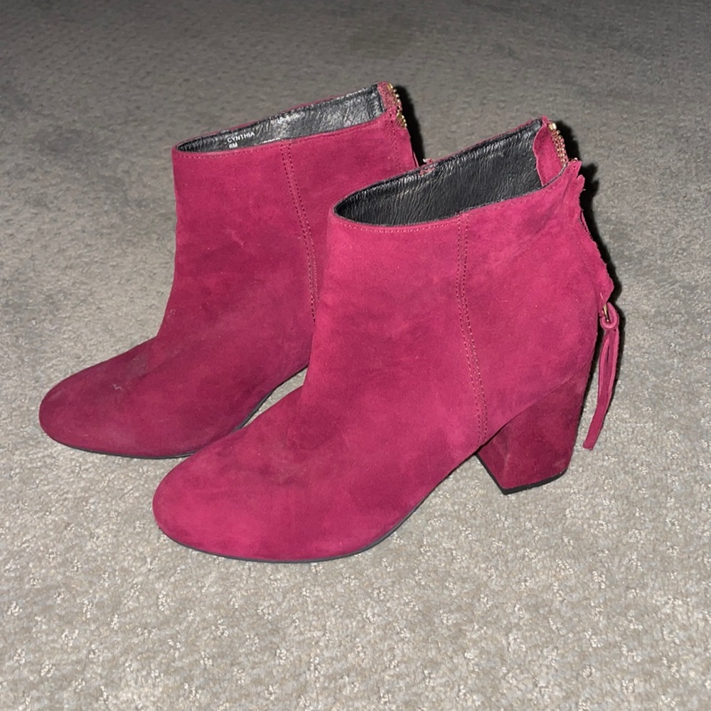 Suede Booties